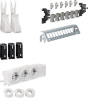 Hager UM00M1 Multimedia Kit univers m.3xSteckdose 12xPatchPanel 6xRJ45