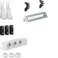 Hager UM00M2 Multimedia Kit univers m.3xSteckdose 12xPatchPanel ohne RJ45
