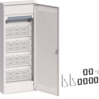 Hager VA60NW Multimedia volta APV 5rh. geschlitzter Stahlblechtür RAL9010