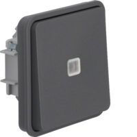 Hager WNA003 Kontroll-W/m-Einsatz mit Wippe W.1 IP55 grau