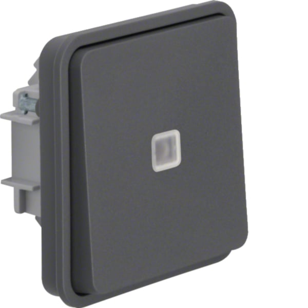 Hager WNA003 Kontroll-W/m-Einsatz mit Wippe W.1 IP55 grau