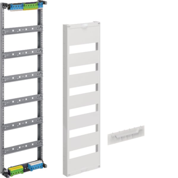 Hager ZU26KS Verteilerfeld universZ 900mm 6reihig 1feldig PE/N waagerecht