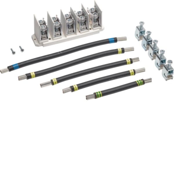 Hager ZM15US Anschlusssatz universZ 5p bis 95qmm für U84LU auf SaS 12x5mm m.2xSLS