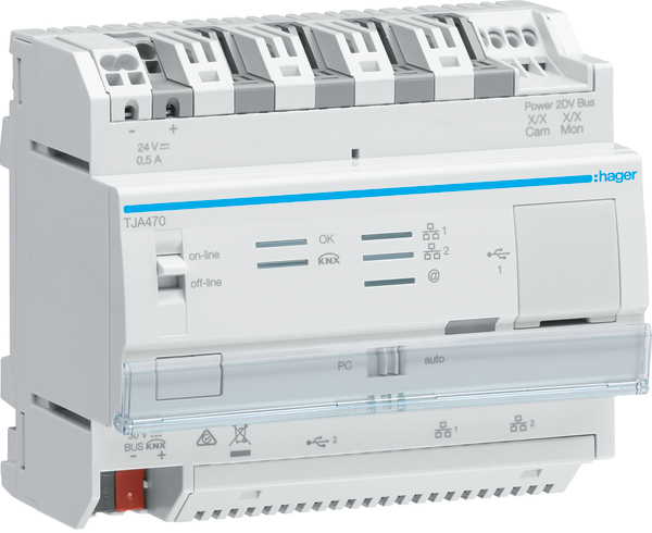 Hager TJA470 domovea expert mit easy IoT und Access Gate