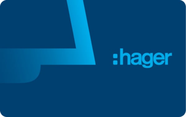 Hager RTH303X Karte für Kartenleser in Außenstation Video Touch Display ODT 2.0
