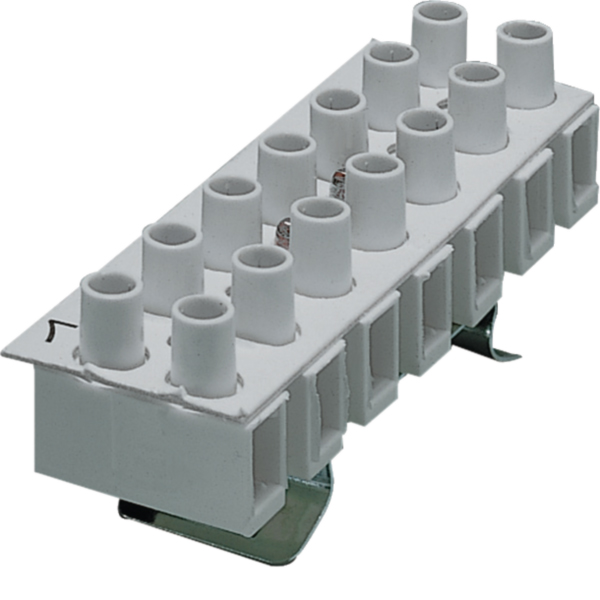 Hager K53 Steuerleitungsklemme universZ 7x6qmm mit Hutschienenadapter