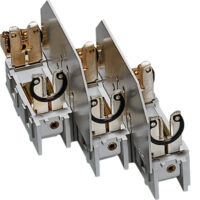 Hager L00R Sicherungsunterteil NH00 3x160A mit Käfigkl. bis 70qmm f.40mm SaS