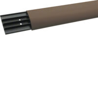 Hager SL1807508014 Aufbodenkanal m.4Kammern PVC 18x75mm braun