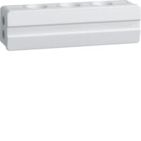 Hager L5111 Klemmdose Leitungseinf. 2xstirnseitig 3xoben/unten PP 135x35x40