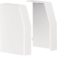 Hager L22369010 Endstück Paar kaschierend PS zu RK110x80mm reinweiß