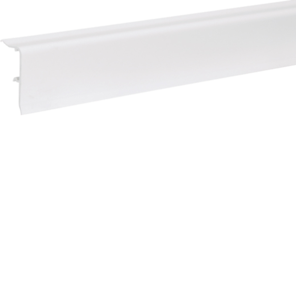 Hager SL2005709010 Sockelleistenkanal PVC 20x50mm m.2Weichlippen reinweiß
