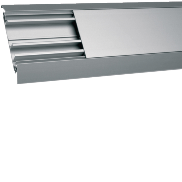 Hager AKA181250ELN Aufbodenkanal Aluminium eloxiert 18x125mm m.2 Kammern