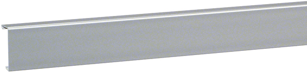 Hager SL200552D1 Sockelleistenkanal- Oberteil PVC 20x55mm Dekor Aluminium