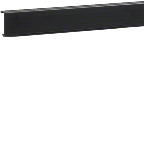 Hager SL20055219011 Sockelleistenkanal- Oberteil Weichlippe 20x55mm graphitschw.