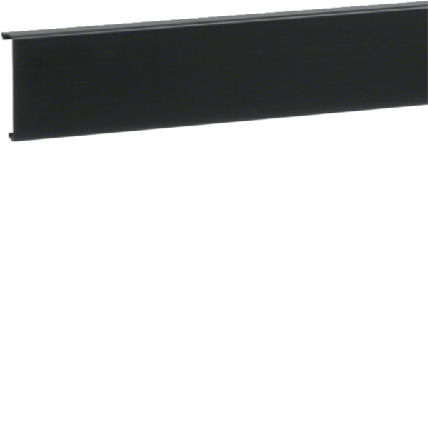 Hager SL2008029011 Sockelleistenkanal- Oberteil PVC 20x80mm graphitschwarz
