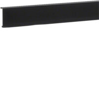 Hager SL20080219011 Sockelleistenkanal- Oberteil Weichlippe 20x80mm graphitschw.