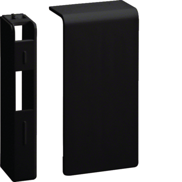 Hager SL2008069011 Endstück kaschierend hfr PC/ABS 20x80mm graphitschwarz