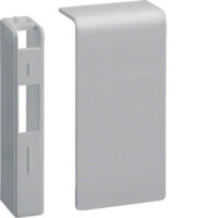 Hager SL200806D1 Endstück kaschierend hfr PC/ABS 20x80mm Dekor Aluminium