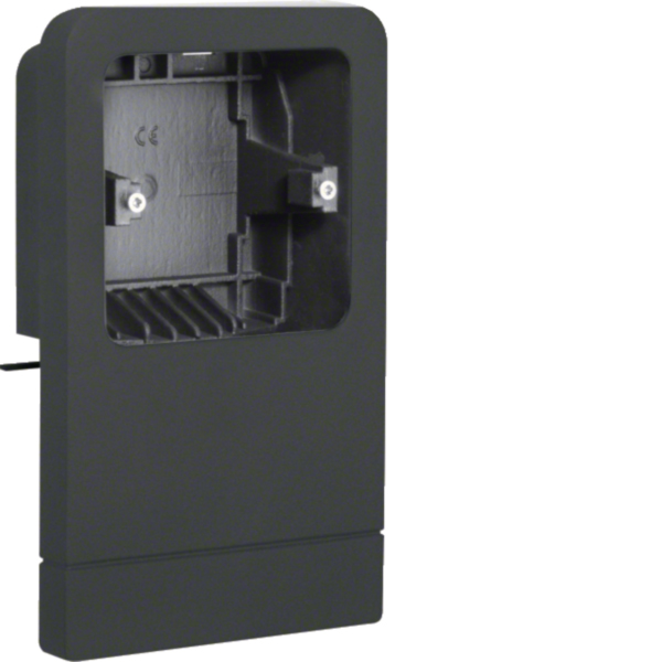 Hager SL200809119011 Geräteträger universal für Unterputz+Rah. 20x80 graphitschwarz