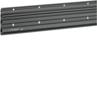Hager SL201151 Sockelleistenkanal- Unterteil 4Kammern PVC 20x115mm schwarz