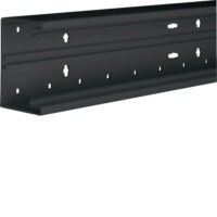 Hager BR6510019011 Brüstungsk.-Unterteil frontrast. PVC OT80mm graphitschwarz
