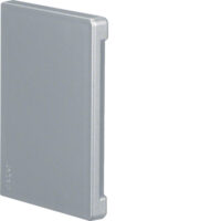 Hager BR651006LAN Endstück kaschierend hfr PC/ABS zu BR/A OT80mm lackiert Aluminium