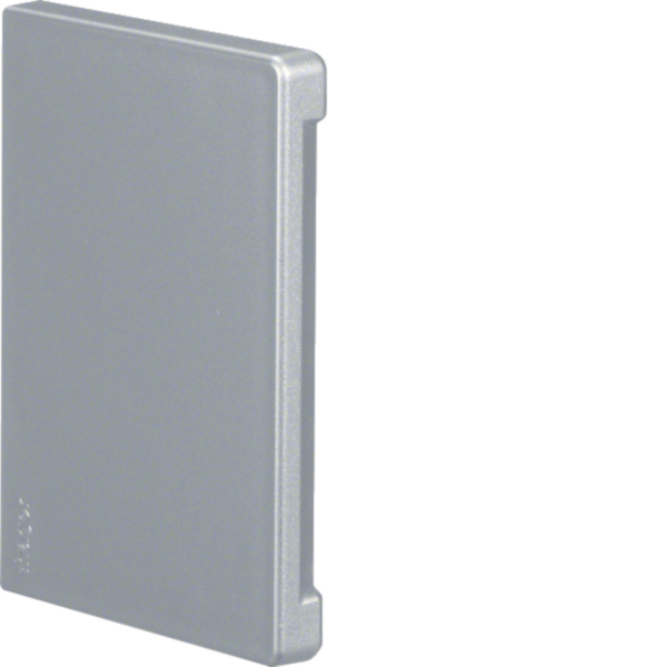 Hager BR651006LAN Endstück kaschierend hfr PC/ABS zu BR/A OT80mm lackiert Aluminium