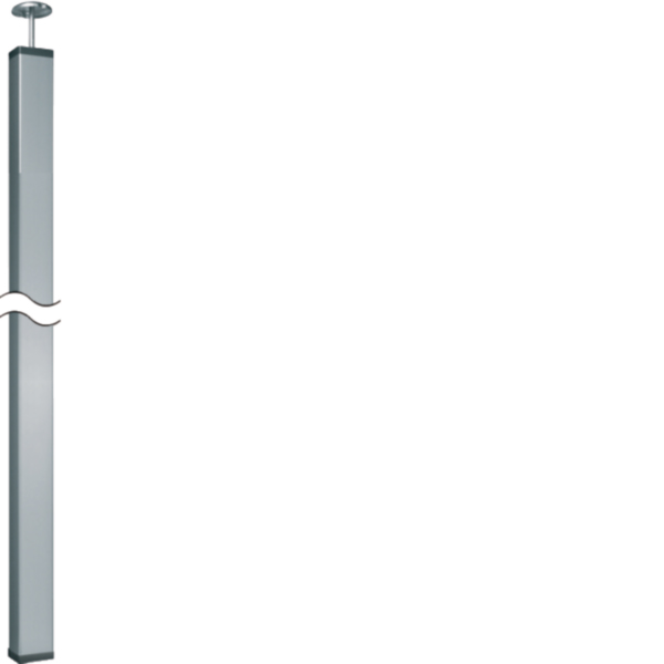 Hager DAS803400ELN Deckenanschlusssäule 1seitig 3,4-3,7m Aluminium L3,35m eloxiert