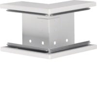 Hager BRS6510039016 Außeneck Grundprofil Stahlblech 68x100mm OT80mm verkehrsweiß