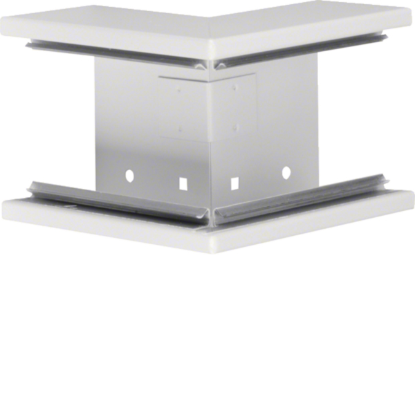 Hager BRS6510039016 Außeneck Grundprofil Stahlblech 68x100mm OT80mm verkehrsweiß