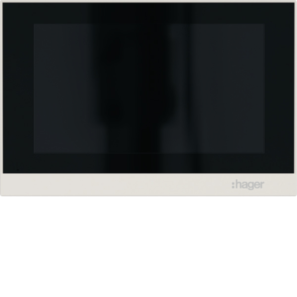 Hager RTQ600X Innenstation Video IP freisprechen 2Draht Anschluss weiß