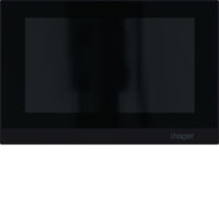 Hager RTQ601X Innenstation Video IP freisprechen 2Draht Anschluss schwarz