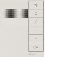 Hager RTQ620X Innensation Audio IP freisprechen 2Draht Anschluss weiß