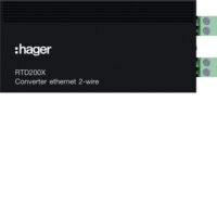 Hager RTD200X IP Konverter CAT-Kabel auf 2Draht JY(ST)Y Hager intercom IP
