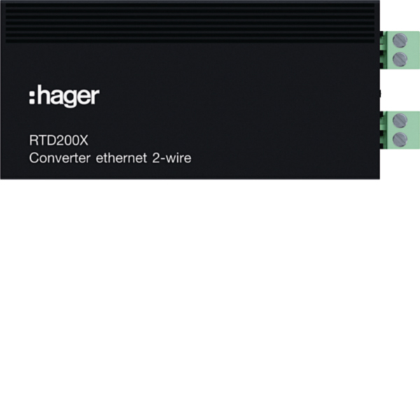 Hager RTD200X IP Konverter CAT-Kabel auf 2Draht JY(ST)Y Hager intercom IP