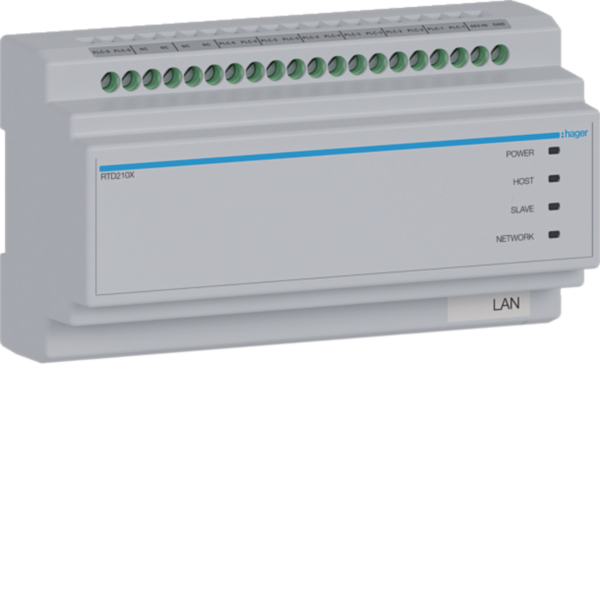 Hager RTD210X 2Draht Systemswitch 6-fach Hager intercom IP