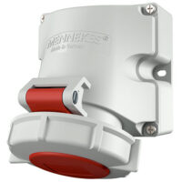 Mennekes 9142 Wanddose TwinCONTACT 16A5p6h400V IP67