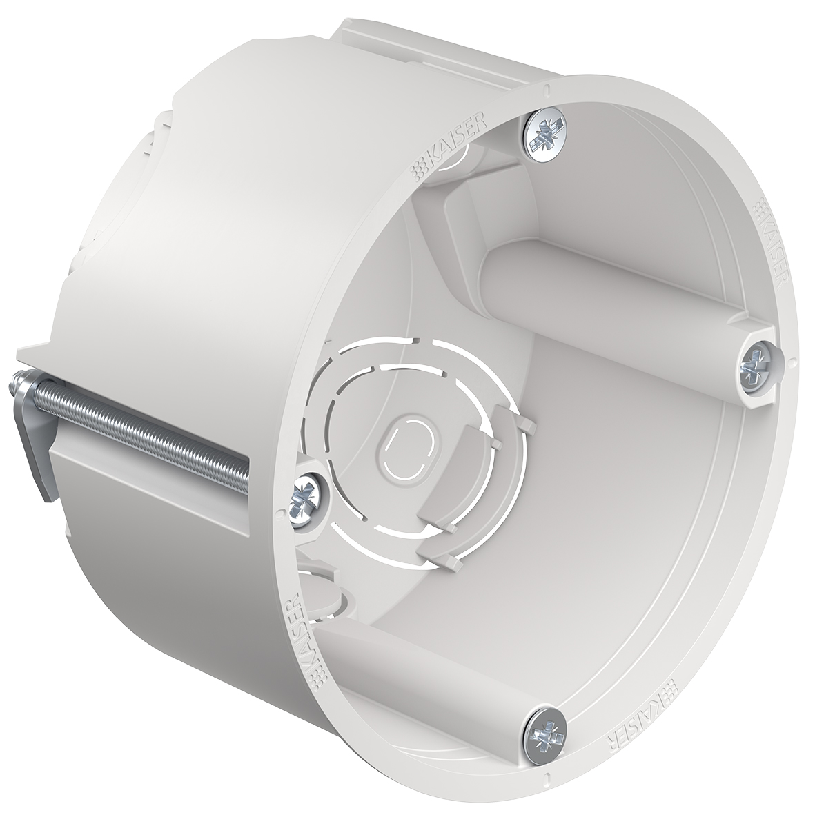 Kaiser 9063-78 HW-Ger&auml;tedose halogenfrei 40mm hoch f&uuml;r Plattenst&auml;rke 0,2-30mm