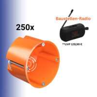 Kaiser 6000-06 Aktionspaket Hohlwand 250x9064-02 & 1x JBL Tuner 3