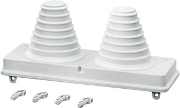 Hensel Hensel Mi FP 72 Kabeleinführungsflansch D=2x30-72mm