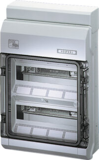 Hensel KV PC 9224 KV90-Automatengehäuse Polycarbonat 24TE (2x12x18mm) IP65