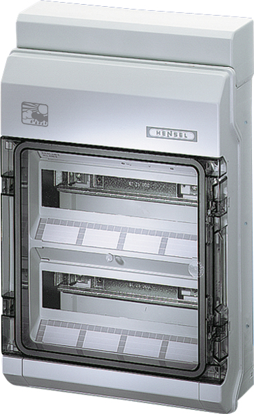 Hensel Hensel KV PC 9224 KV90-Automatengehäuse Polycarbonat 24TE (2x12x18mm) IP65