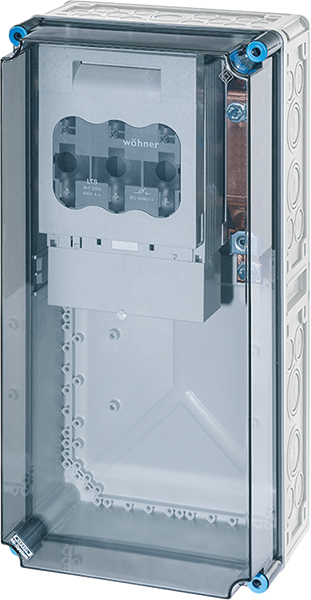 Hensel Hensel Mi 6480 Mi-NH-Sicherungslast- trennschaltergehäuse, 1xNH 1 250A, 5-polig