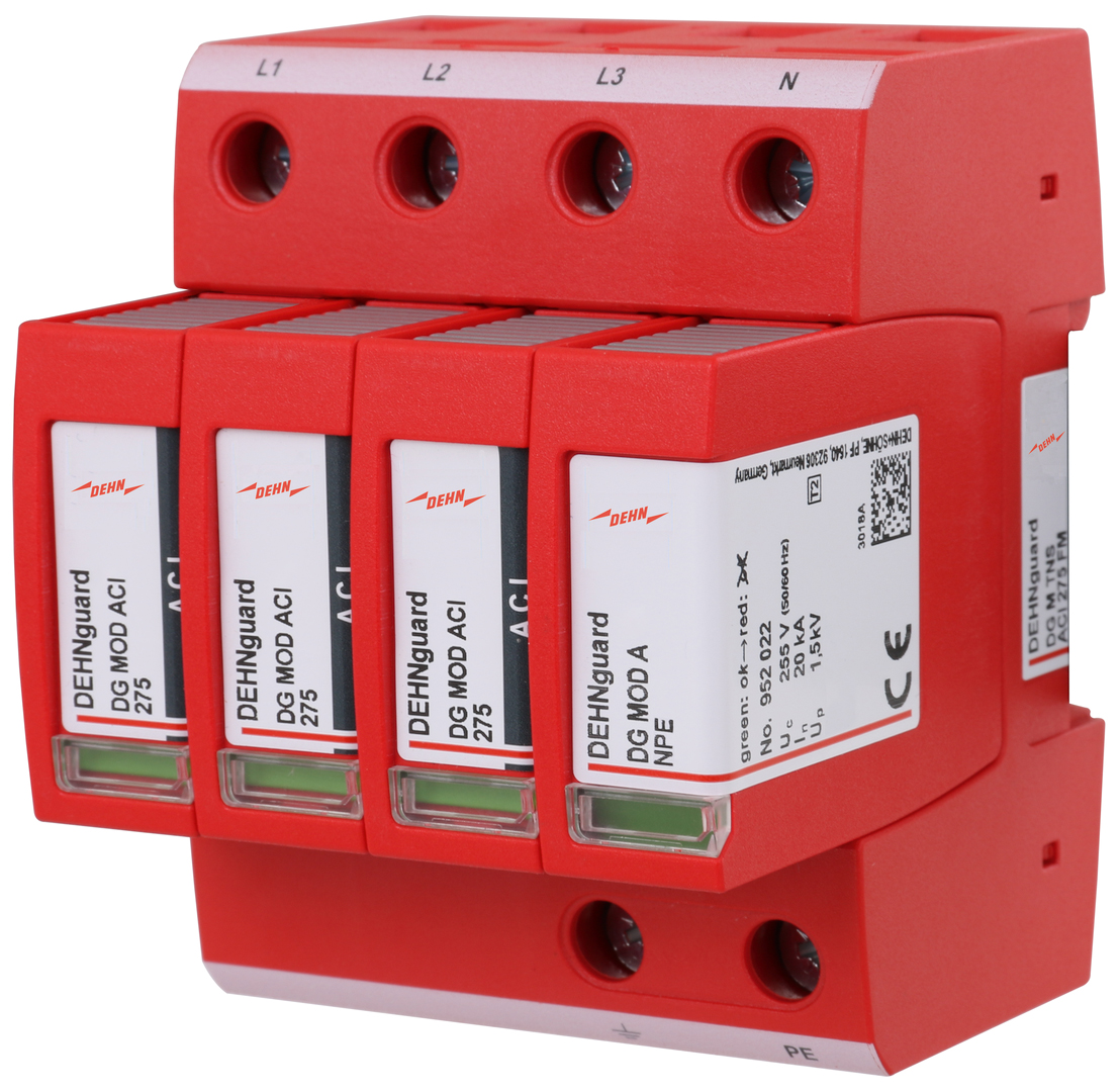 Dehn Dehn 952440 DG M TNS ACI 275 FM ÜS-Abl. Typ 2 DEHNguard M 4p 275V ACI