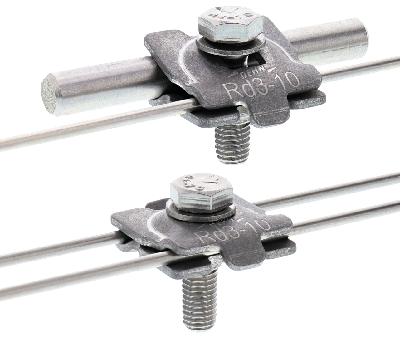 Dehn Dehn 540271 MMVK 3.5 8.10 SKM8X25 V4A MMV-Klemme Niro (V4A) für Rd 3-10mm