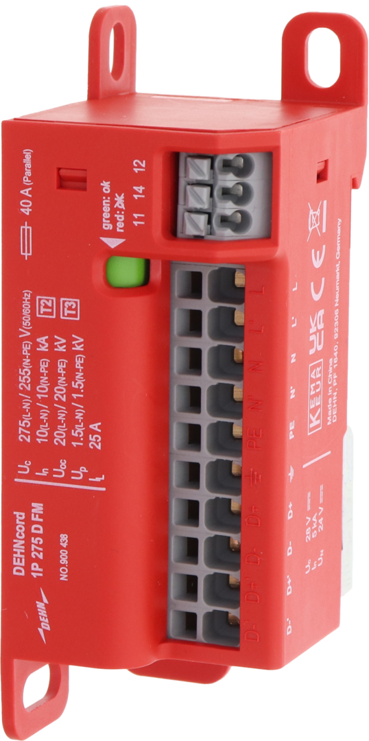 Dehn 900438 DCOR 1P 275 D FM Einpher &Uuml;berspannungsableiter DEHNcord