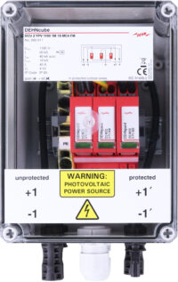 Dehn 900911 DCU 2 YPV 1100 1M 1S MC4 FM GAK Typ 2 im Gehäuse IP65 für PV-Anlagen