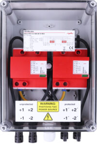 Dehn 900986 DCU 2 YPV 1+2 1200 2M 1S MC4 GAK Typ 1+2 im Gehäuse IP65 für PV-Anl