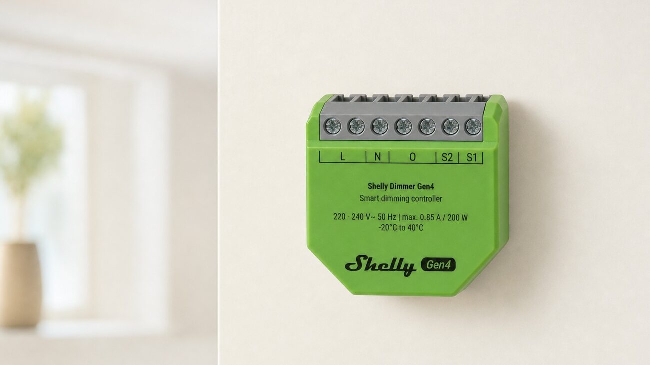 Shelly ohne Neutralleiter im Altbau (1L, Dimmer)