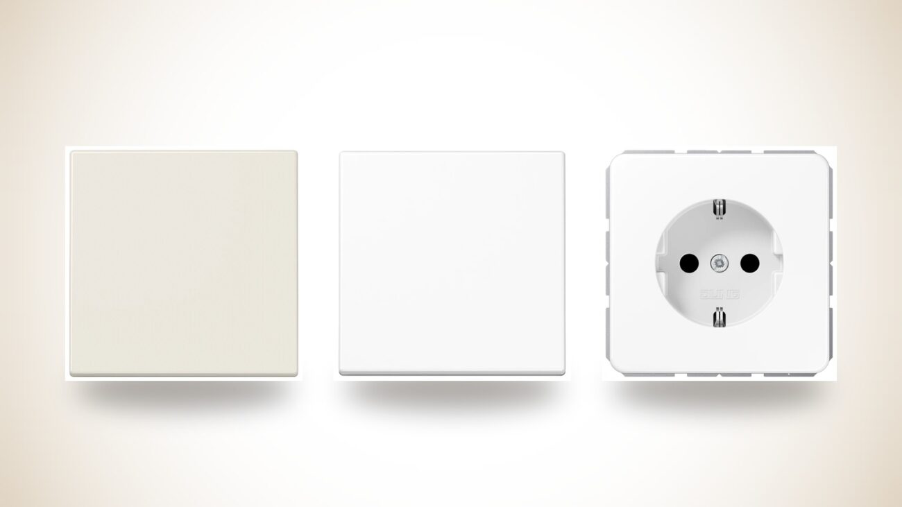Jung Schalterprogramme im Vergleich: LS 990, A 550, A creation & CD